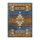 Blue,5' x 7' |#| Multipurpose Southwestern Style Patterned Indoor Area Rug - Blue - 5' x 7'