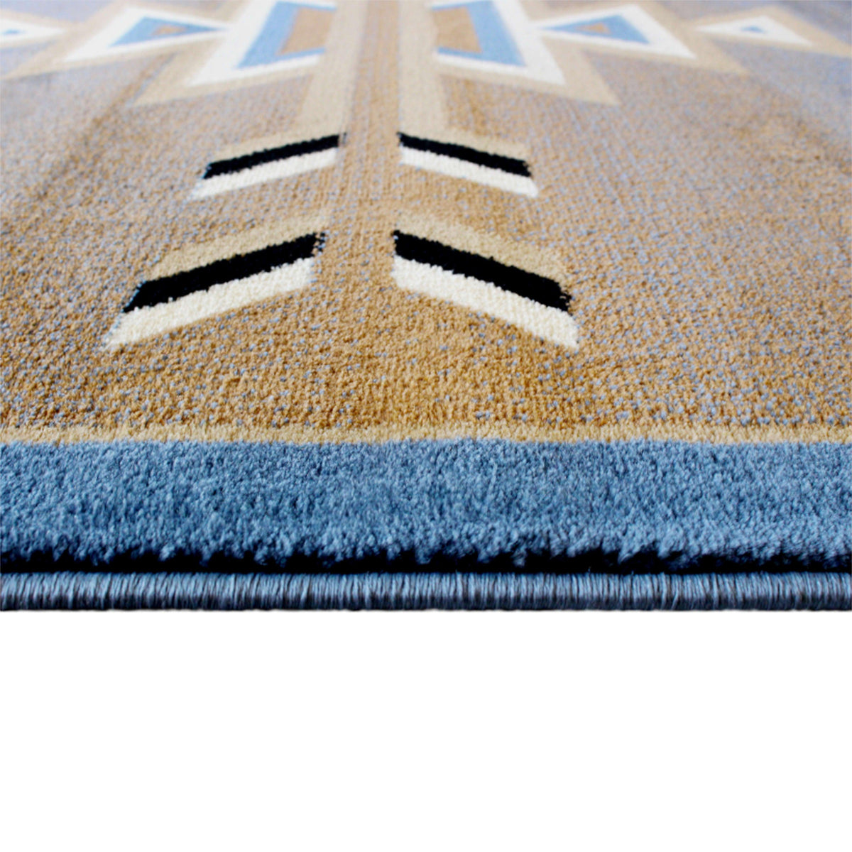 Blue,5' x 7' |#| Multipurpose Southwestern Style Patterned Indoor Area Rug - Blue - 5' x 7'