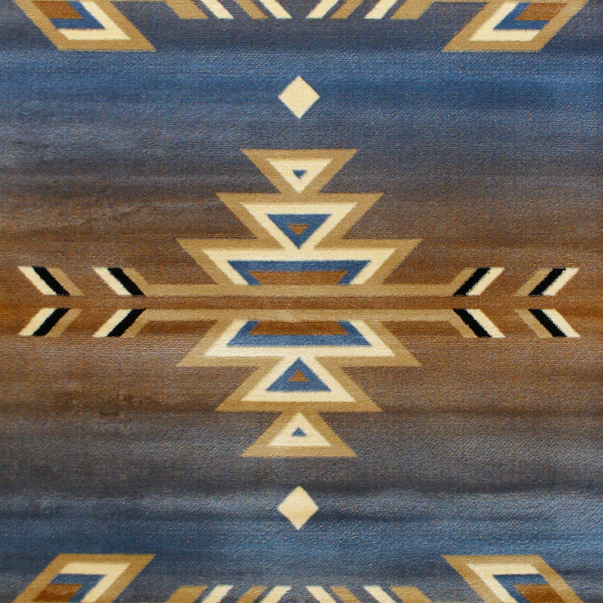 Blue,5' x 7' |#| Multipurpose Southwestern Style Patterned Indoor Area Rug - Blue - 5' x 7'