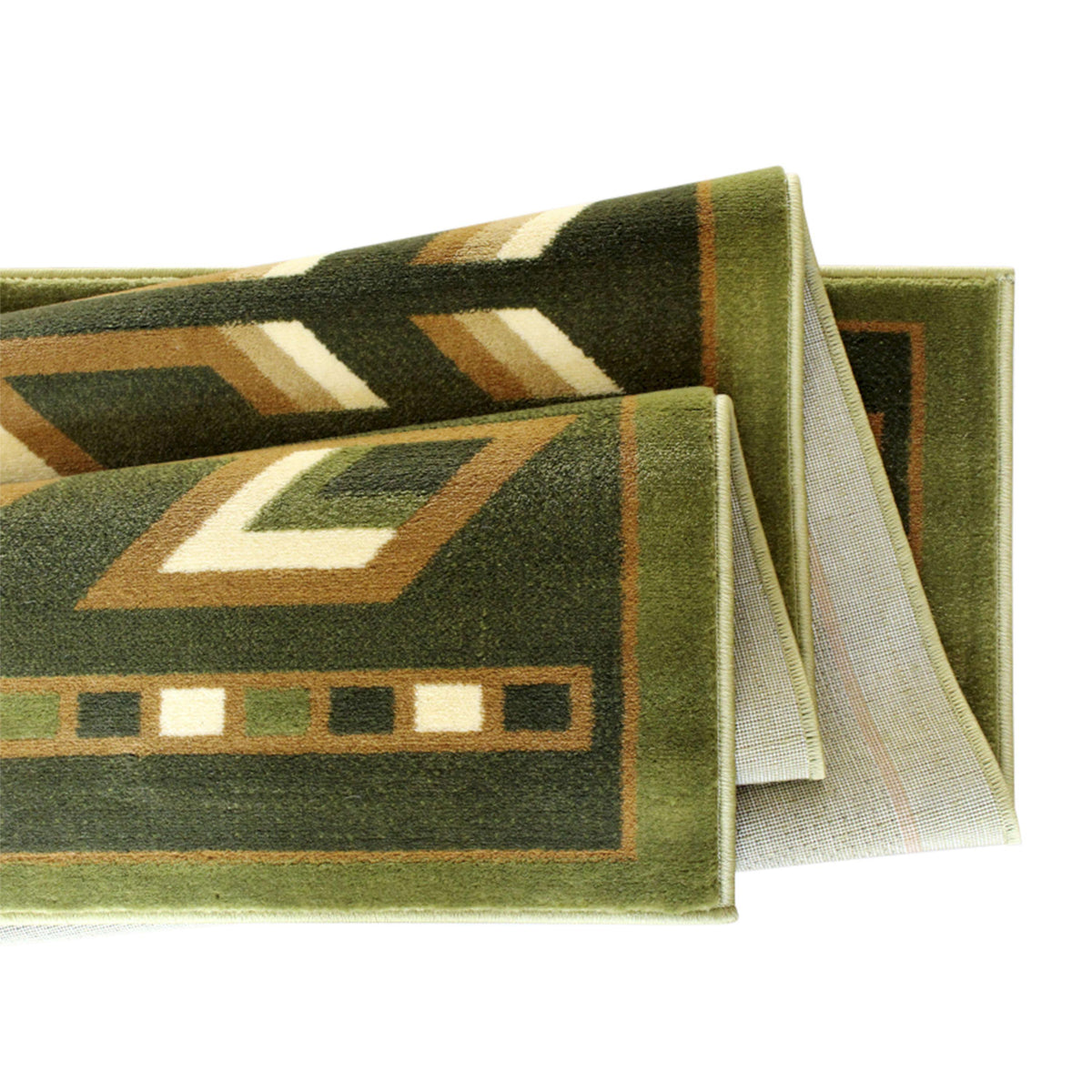 Green,5' x 7' |#| Multipurpose Southwestern Style Patterned Indoor Area Rug - Green - 5' x 7'