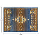 Blue,8' x 10' |#| Multipurpose Southwestern Style Patterned Indoor Area Rug - Blue - 8' x 10'