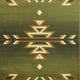 Green,5' x 7' |#| Multipurpose Southwestern Style Patterned Indoor Area Rug - Green - 5' x 7'