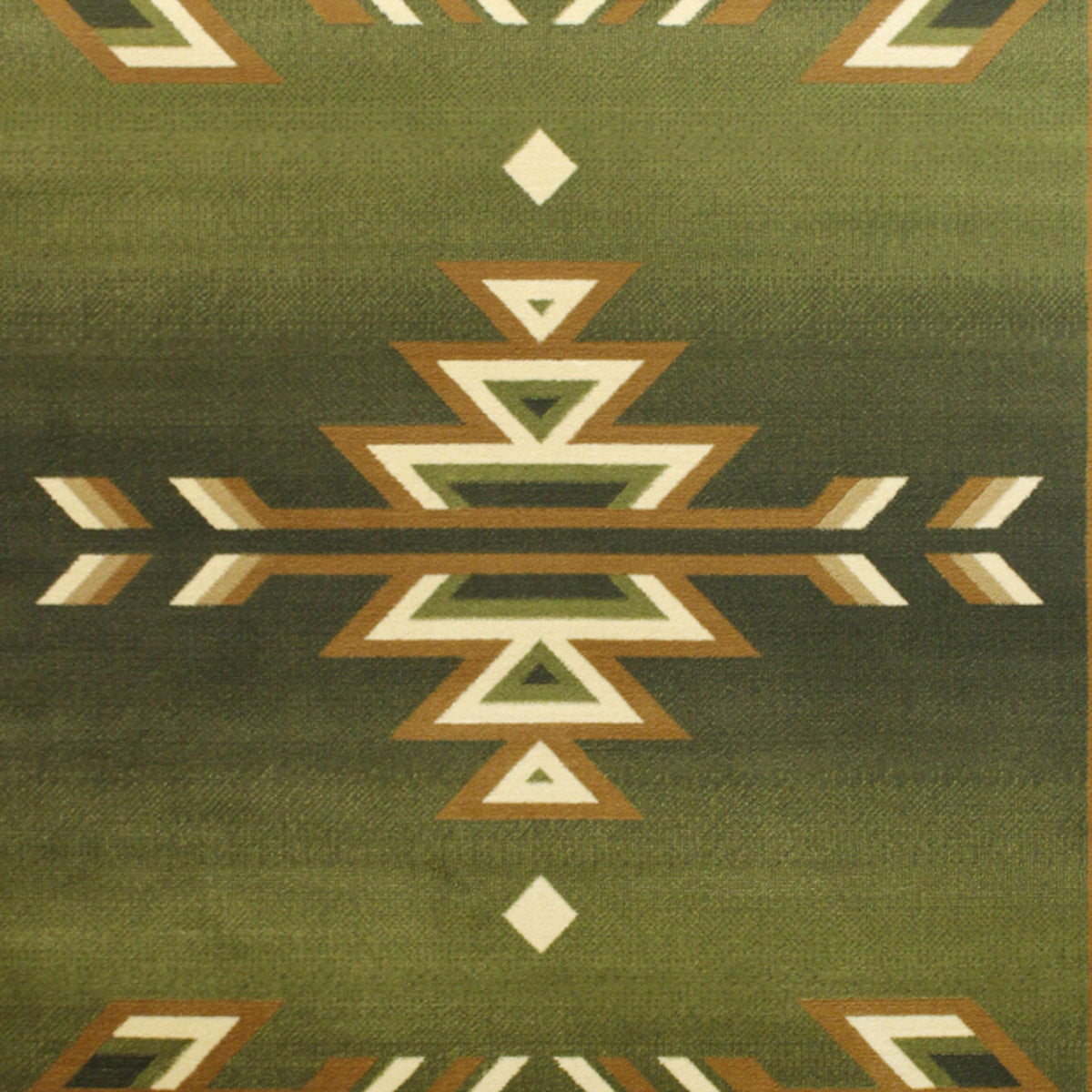 Green,6' x 9' |#| Multipurpose Southwestern Style Patterned Indoor Area Rug - Green - 6' x 9'