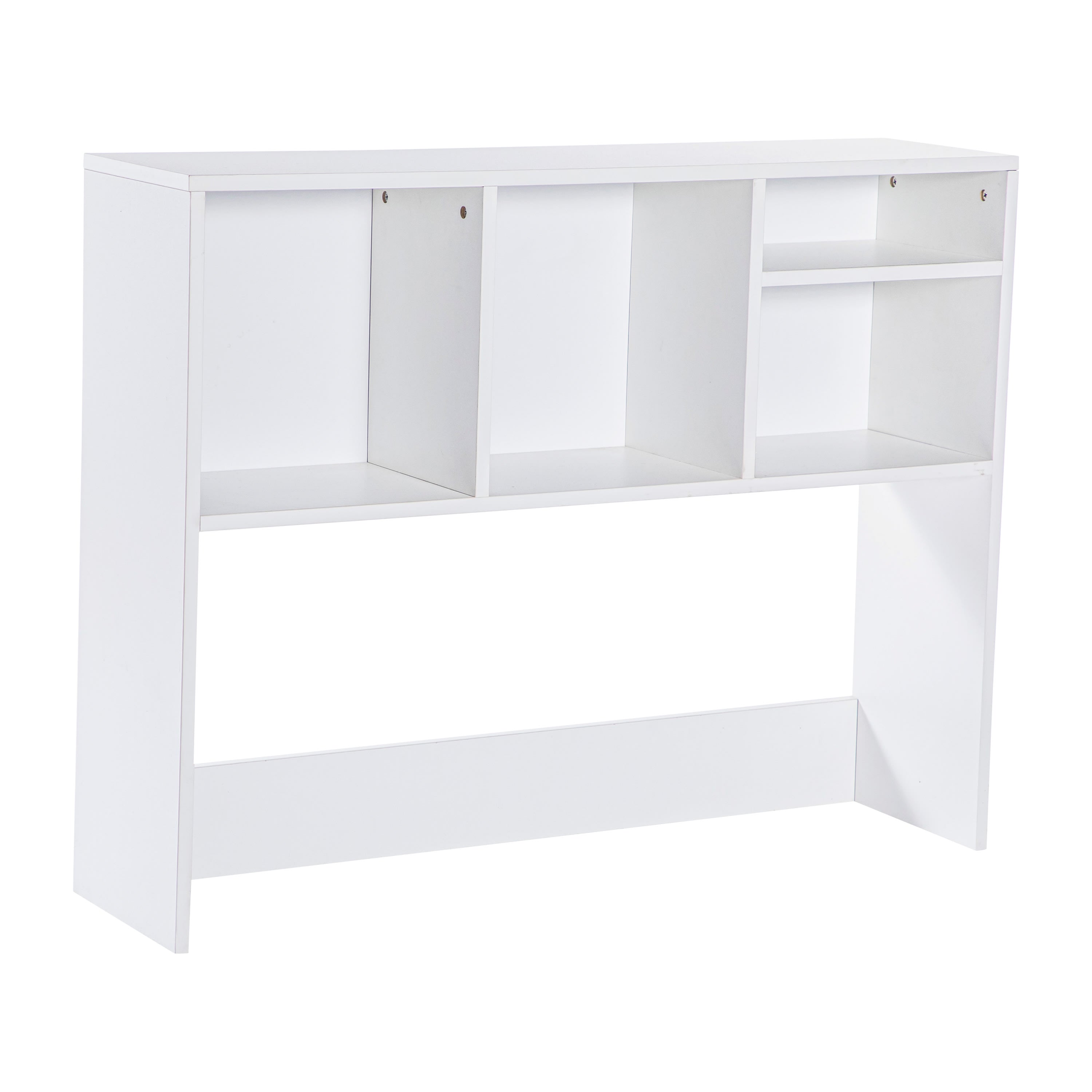Lacusmall Book Shelf, Bookshelf Storage Unit 2 Tier Desk