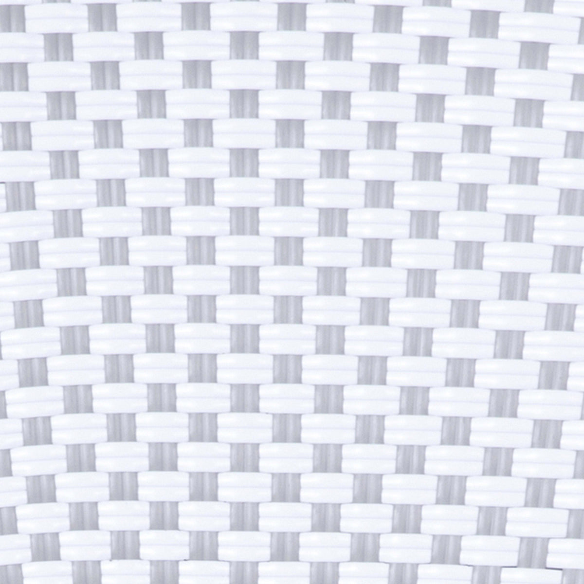White & Gray/Natural Frame |#| 2 Pack All-Weather Commercial Paris Chairs with Bamboo Print Frame-White/Gray