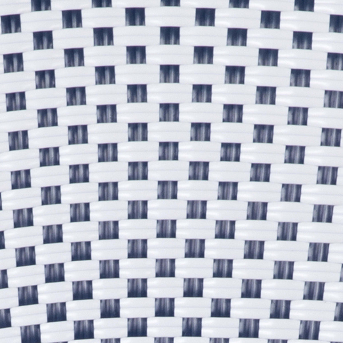White & Navy/Natural Frame |#| 2 Pack All-Weather Commercial Paris Chairs with Bamboo Print Frame-White/Navy