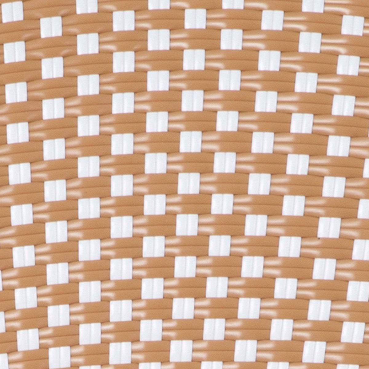 Natural & White/Light Natural Frame |#| 2 Pack All-Weather Commercial Paris Chairs with Bamboo Print Frame-Natural/White
