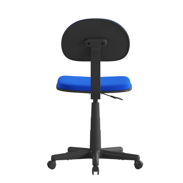 Royal Blue |#| Royal Blue Adjustable Mesh Swivel Task Office Chair with Padded Back and Seat