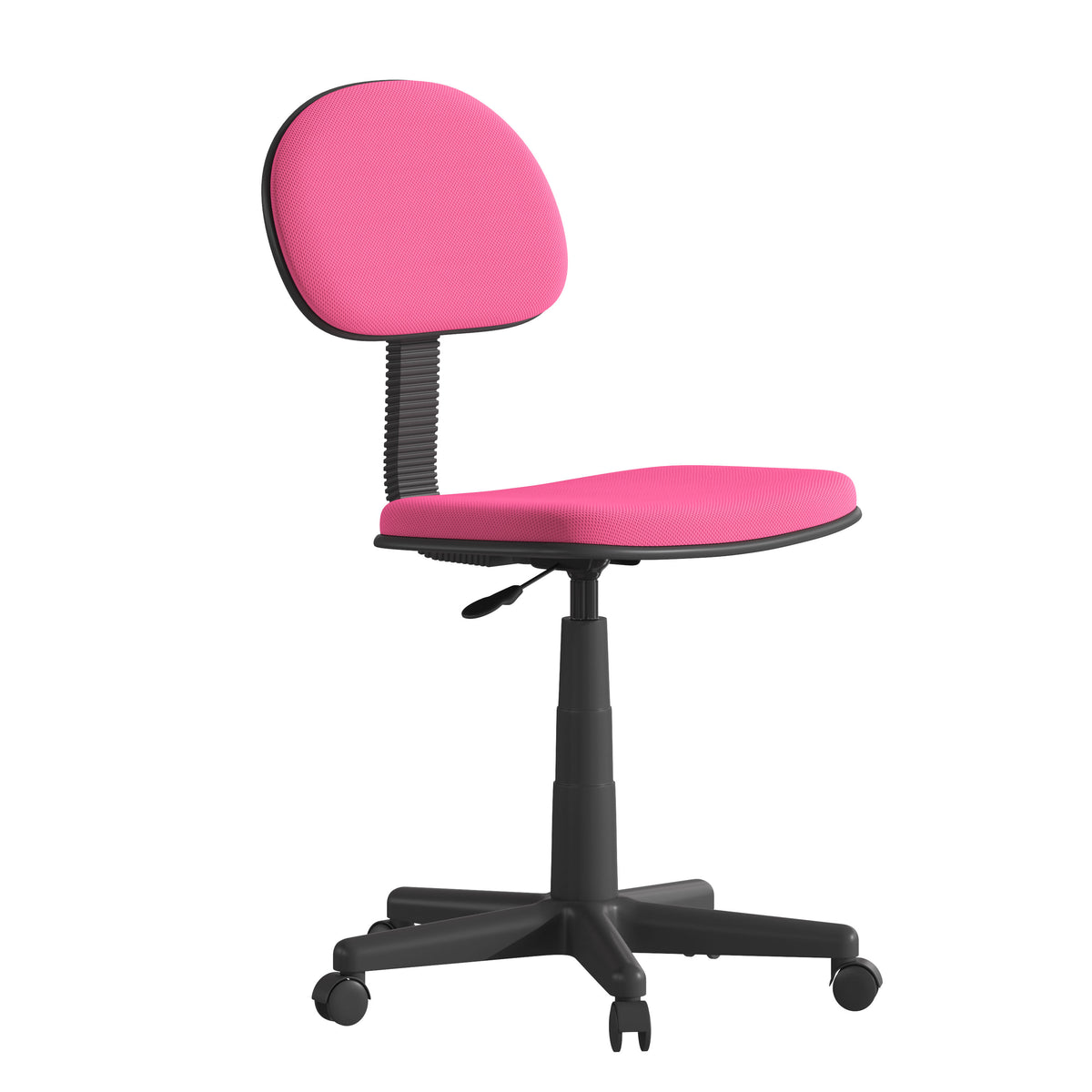Dark Pink |#| Dark Pink Adjustable Mesh Swivel Task Office Chair with Padded Back and Seat