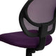 Purple |#| Low Back Purple Transparent Mesh Back Adjustable Height Swivel Task Office Chair