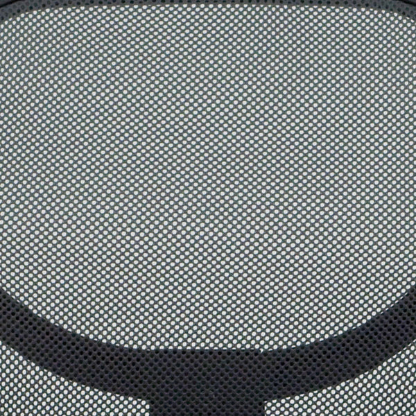 Black |#| Low Back Black Mesh Swivel Task Office Chair with Curved Square Back