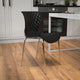 Black |#| Contemporary Design Black Plastic Stack Chair