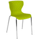 Citrus Green |#| Contemporary Design Citrus Green Plastic Stack Chair