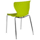 Citrus Green |#| Contemporary Design Citrus Green Plastic Stack Chair