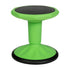 Green |#| Commercial Fixed Height Collaborative Wobble Stool with 14" Seat Height in Green