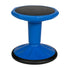 Blue |#| Commercial Fixed Height Collaborative Wobble Stool with 14" Seat Height in Blue