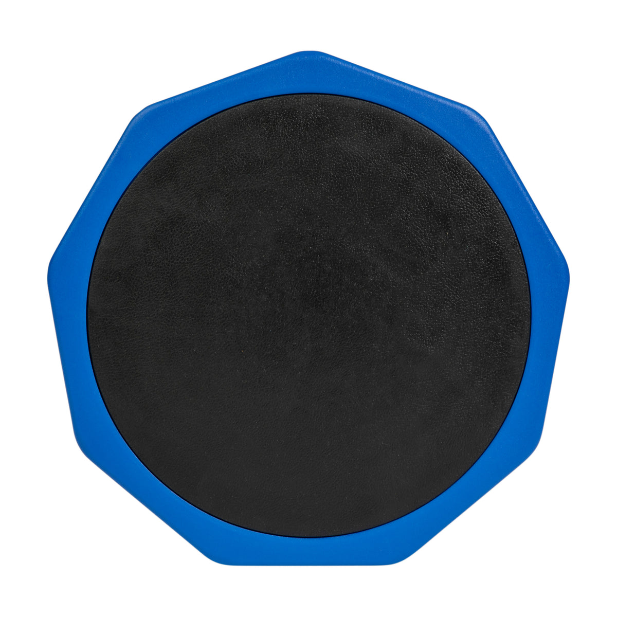 Blue |#| Commercial Fixed Height Collaborative Wobble Stool with 16" Seat Height in Blue