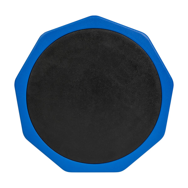 Blue |#| Commercial Fixed Height Collaborative Wobble Stool with 16" Seat Height in Blue