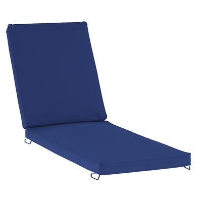 Lyra Commercial Grade Water-Resistant Outdoor Chaise Lounge Patio Cushion - View 1