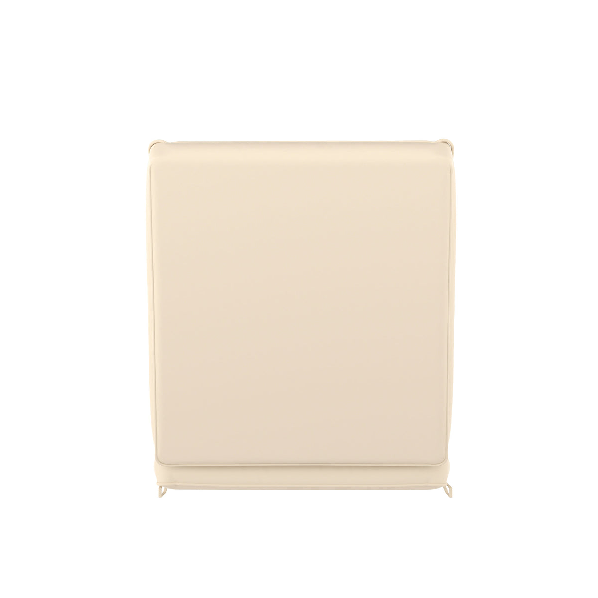 Beige |#| Commercial Water-Resistant Outdoor Chaise Lounge Patio Cushion in Beige