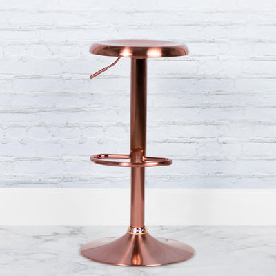 Madrid Series Adjustable Height Retro Barstool - View 2