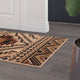 Brown,3' x 10' |#| Southwestern Style Diamond Patterned Indoor Area Rug - Brown - 3' x 10'