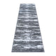 Grey,2' x 7' |#| Distressed Motif Indoor Jute Back Olefin 2' x 7' Area Rug in Gray