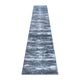 Grey,2' x 11' |#| Distressed Motif Indoor Jute Back Olefin 2' x 11' Area Rug in Gray