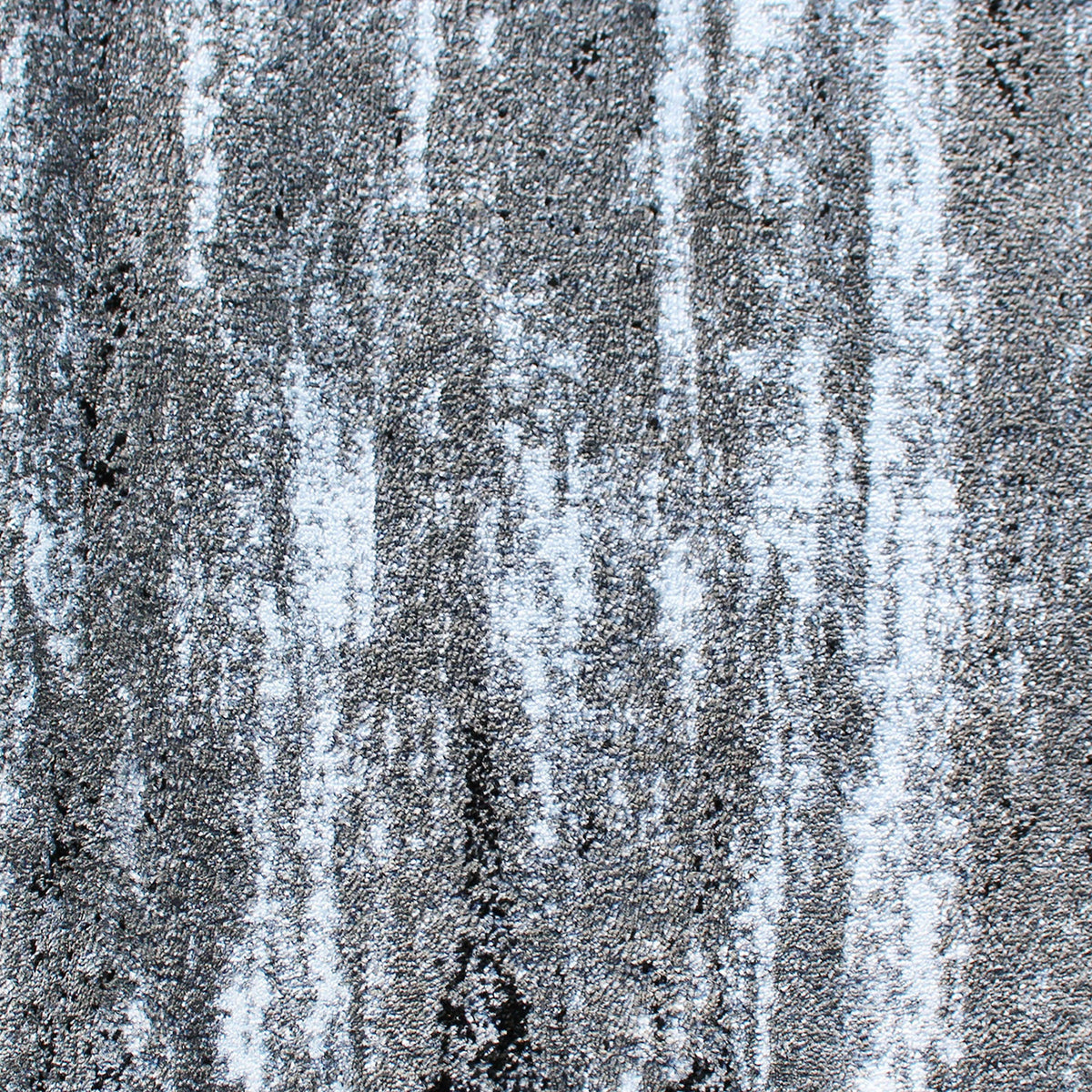 Grey,2' x 11' |#| Distressed Motif Indoor Jute Back Olefin 2' x 11' Area Rug in Gray