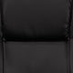 Black |#| Black LeatherSoft Massaging Adjustable Recliner w/Ottoman w/Side Pocket