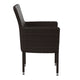 Espresso/Cream |#| Indoor/Outdoor Espresso Wicker Wrapped Steel Frame Patio Chairs & Cream Cushions