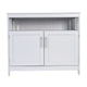 Gray |#| Classic Sideboard and Buffet Cabinet with Open and Closed Storage - Gray