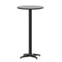 Mellie 23.5" Round Aluminum Indoor-Outdoor Bar Height Table