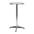 Mellie 23.5" Round Aluminum Indoor-Outdoor Bar Height Table