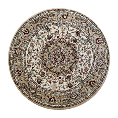 Mersin Collection Persian Style Area Rug - Olefin Rug with Jute Backing - Hallway, Entryway, Bedroom, Living Room - View 1
