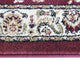 Burgundy,3' x 10' |#| Multipurpose Persian Style Olefin Medallion Motif Area Rug in Burgundy - 3 x 10