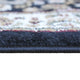 Black,3' x 10' |#| Multipurpose Persian Style Olefin Medallion Motif Area Rug in Black - 3' x 10'