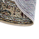 Ivory,7' Round |#| Multipurpose Ivory Persian Style Olefin Medallion Motif Area Rug - 7x7 Round