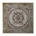 Mersin Collection Persian Style Area Rug - Olefin Rug with Jute Backing - Hallway, Entryway, Bedroom, Living Room