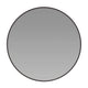 Black,36" Round |#| Accent Wall Mount Mirror with Black Aluminum Frame - 36" Round Wall Mirror