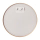 Gold,24" Round |#| Accent Wall Mount Mirror with Gold Aluminum Frame - 24" Round Wall Mirror