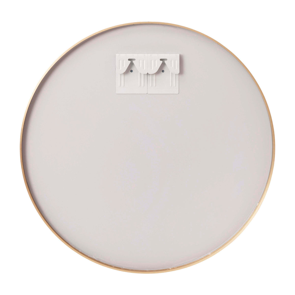 Gold,24" Round |#| Accent Wall Mount Mirror with Gold Aluminum Frame - 24" Round Wall Mirror