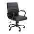 Mid-Back Executive Swivel Office Chair with Metal Frame and Arms