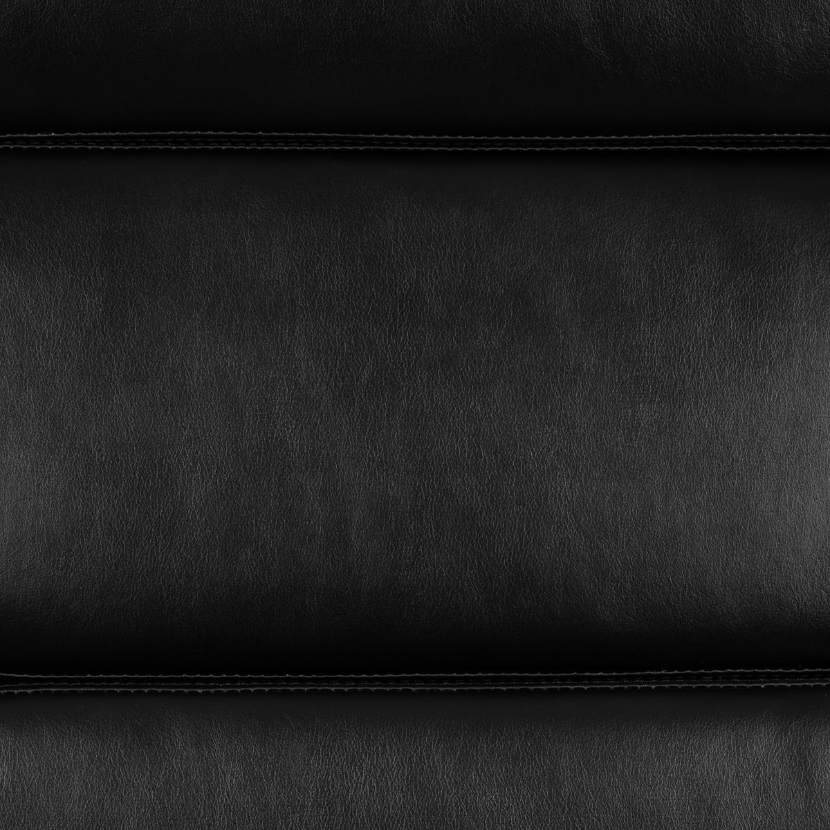 Black |#| Mid-Back Black LeatherSoft Contemporary Panel Executive Swivel Office Chair
