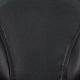 Mid-Back Black LeatherSoft Ergonomic Office Chair w/Adjustable Back Depth
