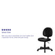Mid-Back Black LeatherSoft Ergonomic Office Chair w/Adjustable Back Depth