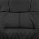 Mid-Back Black LeatherSoft Swivel Task Office Chair with Arms - Home Office
