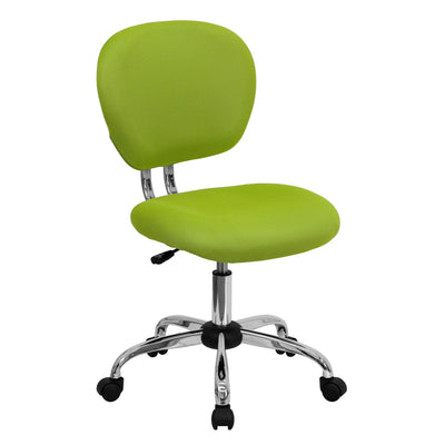 Mid-Back Mesh Padded Swivel Task Office Chair with Chrome Base - View 1