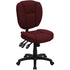 Mid-Back Multifunction Swivel Ergonomic Task Office Chair with Pillow Top Cushioning