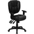 Mid-Back Multifunction Swivel Ergonomic Task Office Chair with Pillow Top Cushioning and Adjustable Arms